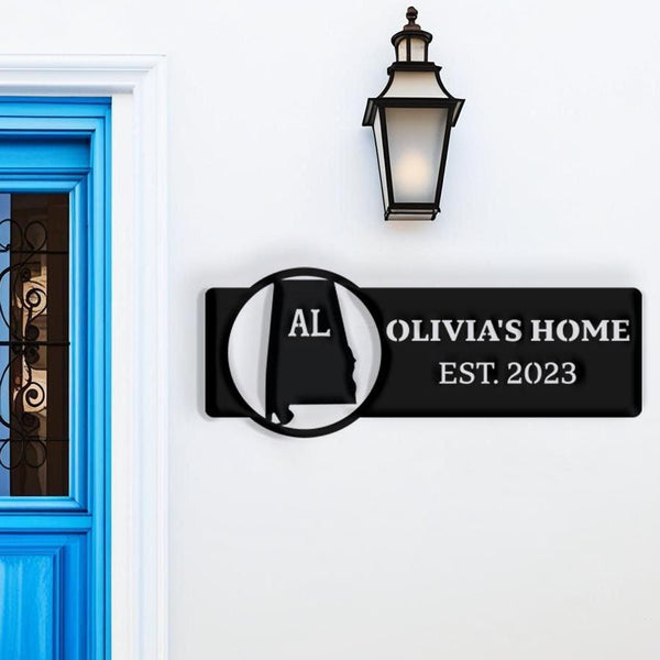 Alabama Custom Metal Sign