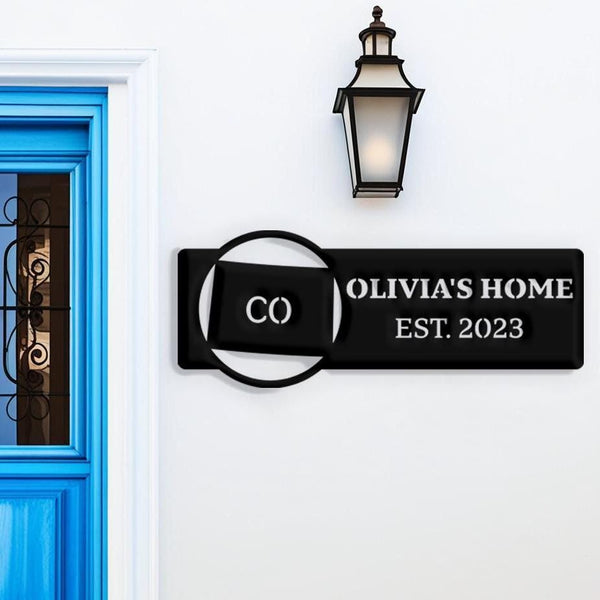 Colorado Custom Metal Sign