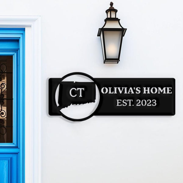Connecticut Custom Metal Sign