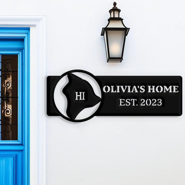 Hawaii Custom Metal Sign