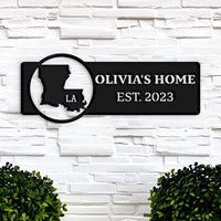 Louisiana Custom Metal Sign