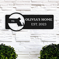 Massachusetts Custom Metal Sign
