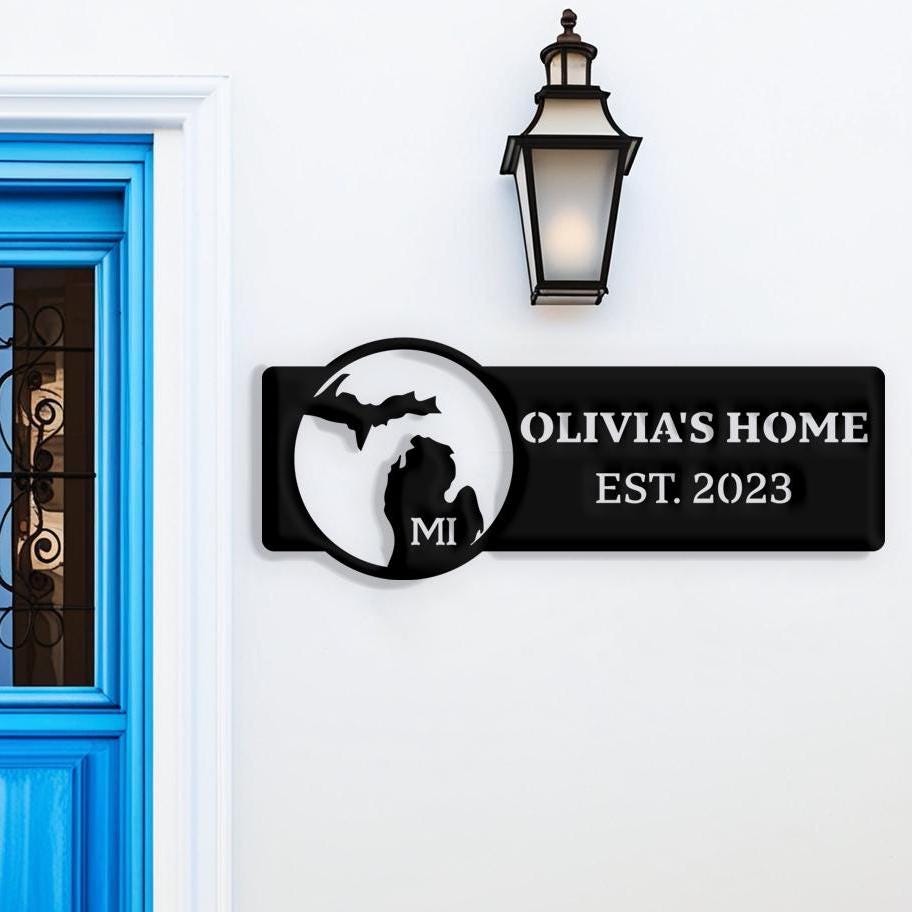 Michigan Custom Metal Sign