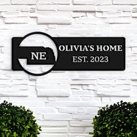 Nebraska Custom Metal Sign