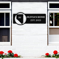 Nevada Custom Metal Sign
