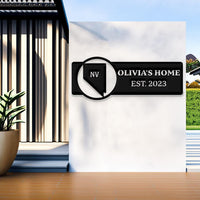 Nevada Custom Metal Sign