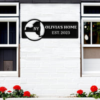 New York Custom Metal Sign