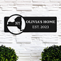 New York Custom Metal Sign