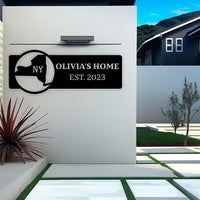 New York Custom Metal Sign