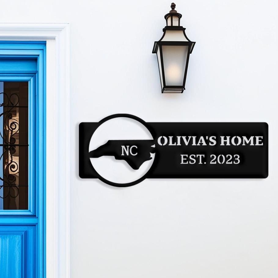 North Carolina Custom Metal Sign