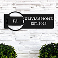 Pennsylvania Custom Metal Sign
