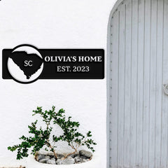 South Carolina Custom Metal Sign