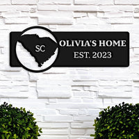 South Carolina Custom Metal Sign