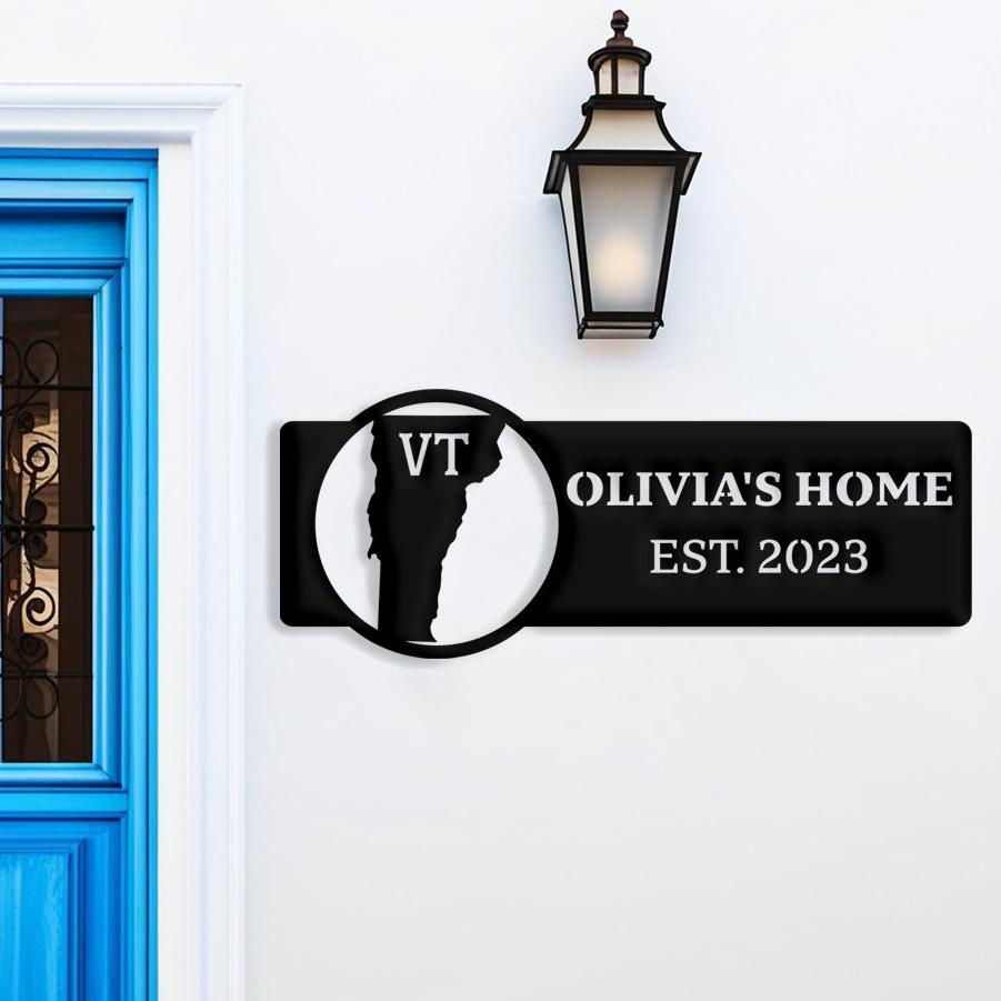 Vermont Custom Metal Sign