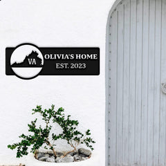 Virginia Custom Metal Sign