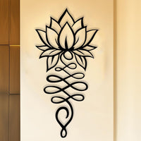 Lotus Flower Metal Wall Decor