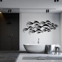 School of Fish Metal Wall Art