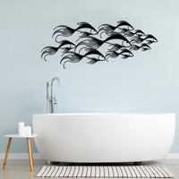 School of Fish Metal Wall Art
