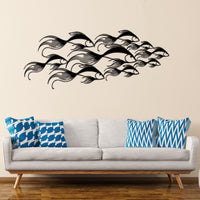 School of Fish Metal Wall Art