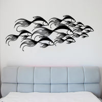 School of Fish Metal Wall Art