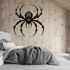 Gothic Spider Metal Wall Art