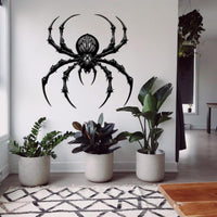 Gothic Spider Metal Wall Art