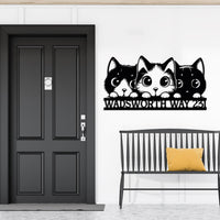 Personalized House Number Metal Signs