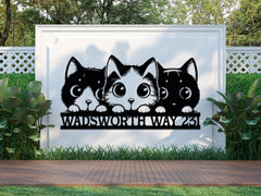 Personalized House Number Metal Signs