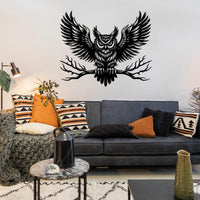 Majestic Owl Metal Wall Art
