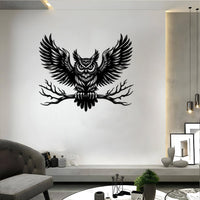 Majestic Owl Metal Wall Art