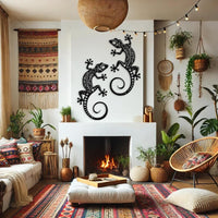 Gecko Metal Wall Decor