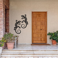Gecko Metal Wall Decor