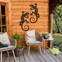 Gecko Metal Wall Decor