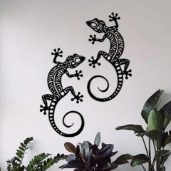 Gecko Metal Wall Decor