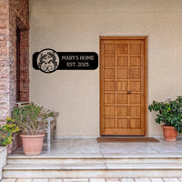 Gecko Custom Metal Sign