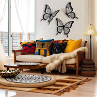 Set of 3 Butterfly Metal Wall Art for Bedroom Wall Decor