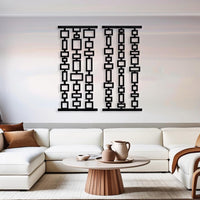 Mid Century Modern Metal Wall Art