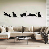 Funny Cat Metal Wall Decor