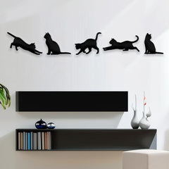 Funny Cat Metal Wall Decor