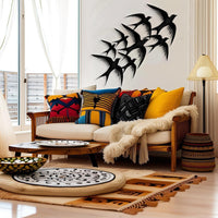 Flying Swallow Metal Wall Art