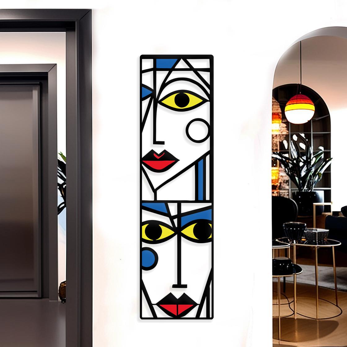 Picasso Style Abstract Metal Wall Art