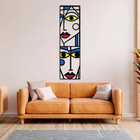 Picasso Style Abstract Metal Wall Art
