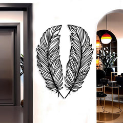The Devil's Feathers Metal Wall Art Set