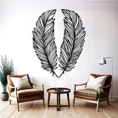 The Devil's Feathers Metal Wall Art Set