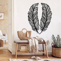 The Devil's Feathers Metal Wall Art Set