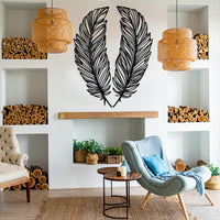 The Devil's Feathers Metal Wall Art Set