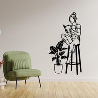 Reading Nook Metal Wall Art