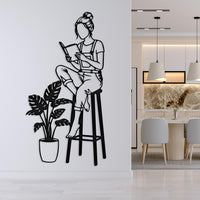 Reading Nook Metal Wall Art