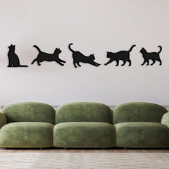 Funny Cat Wall Art Sets