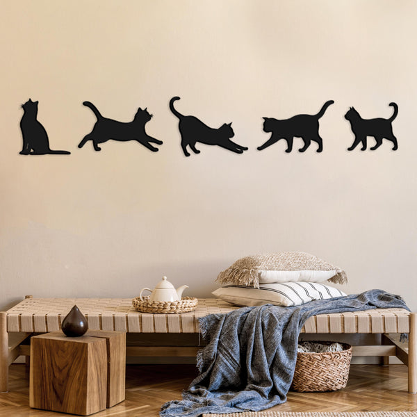 Funny Cat Wall Art Sets